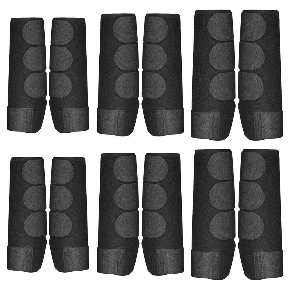 2pcs/set Front Hind Legs Guard Shock Absorbing Horse Leggings Adjustable Horse Sport Boots Set Equestrian Horse Racing Equipment