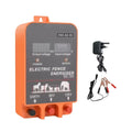 5-10KM Electric Fence Energizer 2.5 Joule With LCD Display 12V Energizer Controller for Farm Livestock Cows Cattle Horse