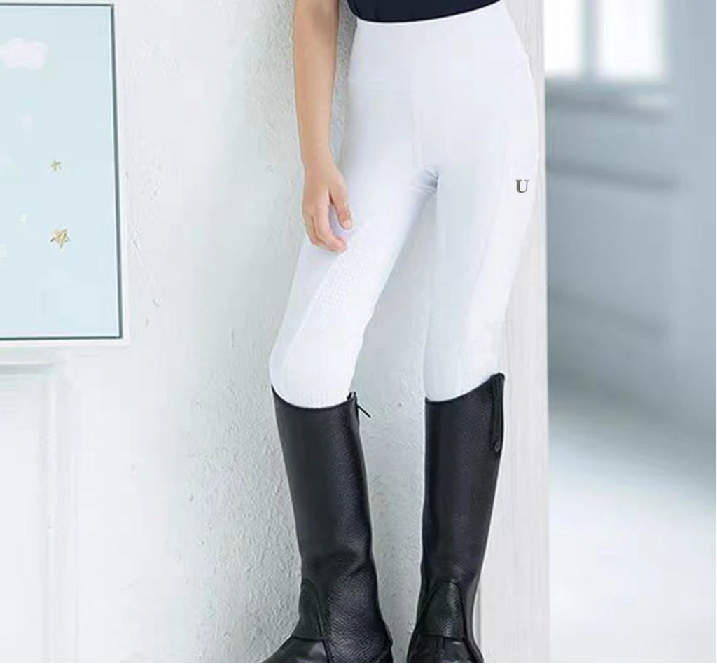 children's horse riding pants full silicone