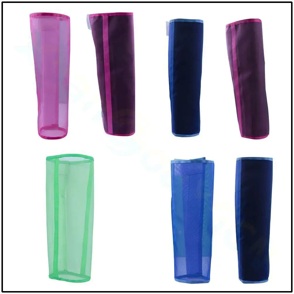 4pcs Breathable Fly Boots for Horses Fine Mesh Loose Horse Boots Horse Leg Guards Prevent Mosquitoes Bites Horse legging boots