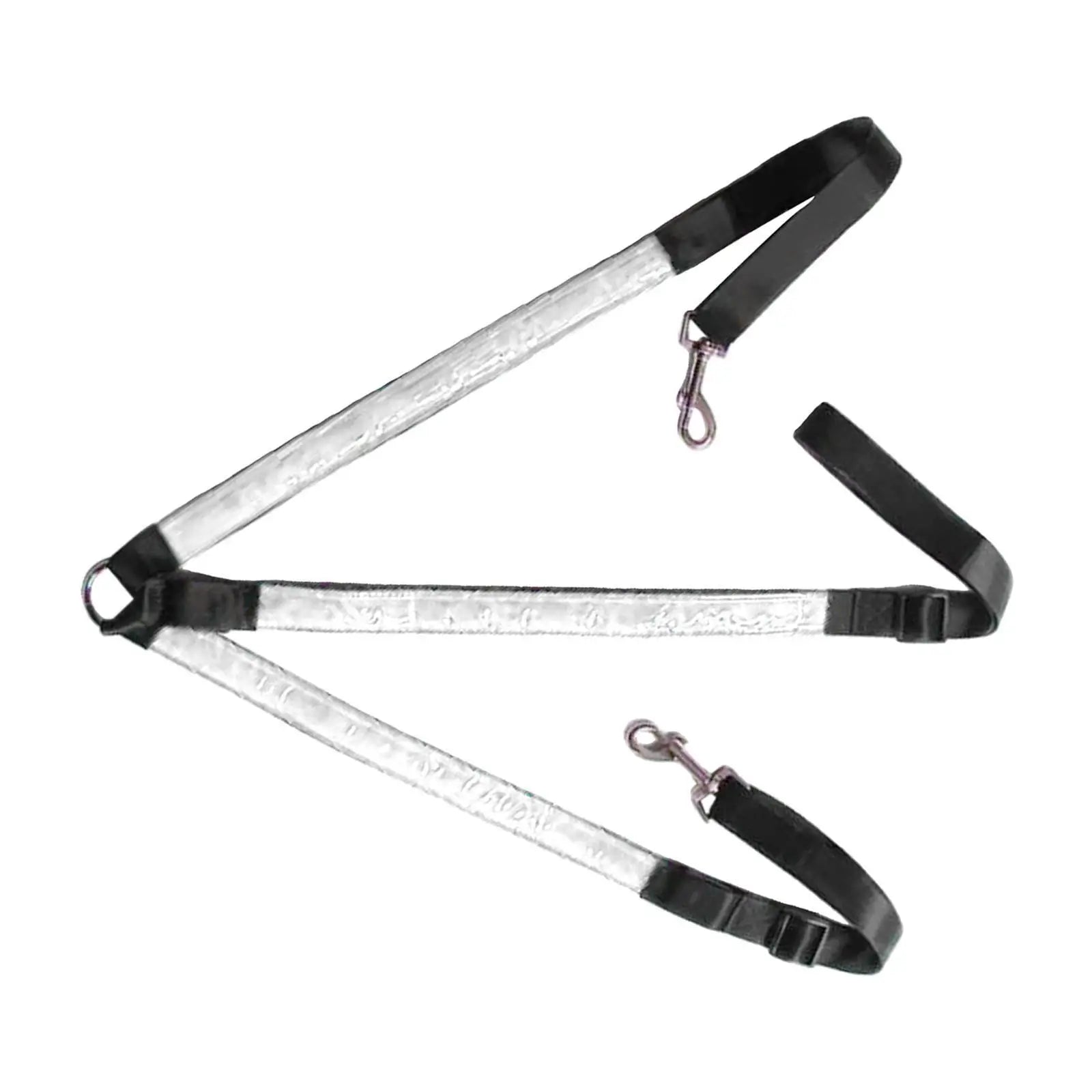 LED Horse Breastplate Collar Battery Operated Equestrian Safety Gear Protective Adjustable Webbing Chest Strap for Horse Show