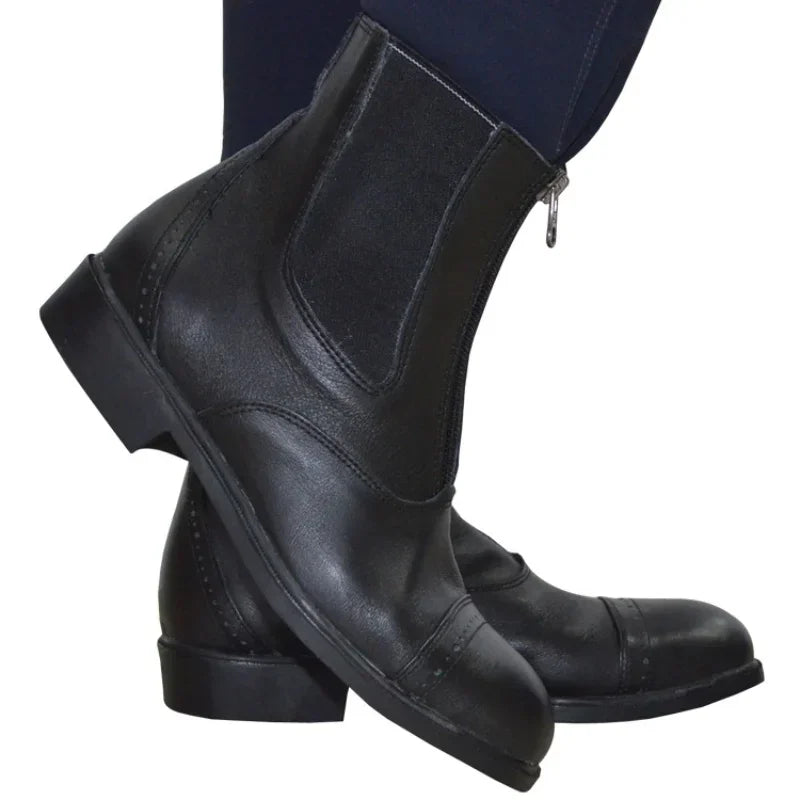 New Horse Riding Boots Equestrian Boots Unisex Customized High Quality Zipper Shoes Men Women Horse Riding Cavallo