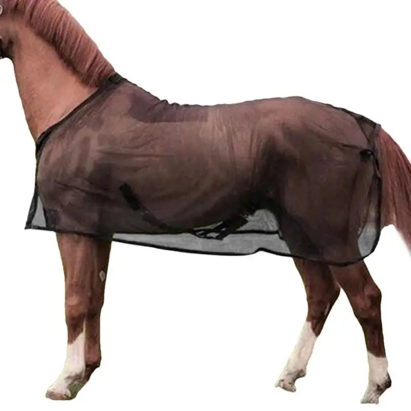 Mesh Horse Fly Sheet Reusable Fly Sheet Adjustable Horse Care Sheets UV Protective Horse Fly Sheet Lightweight Breathable