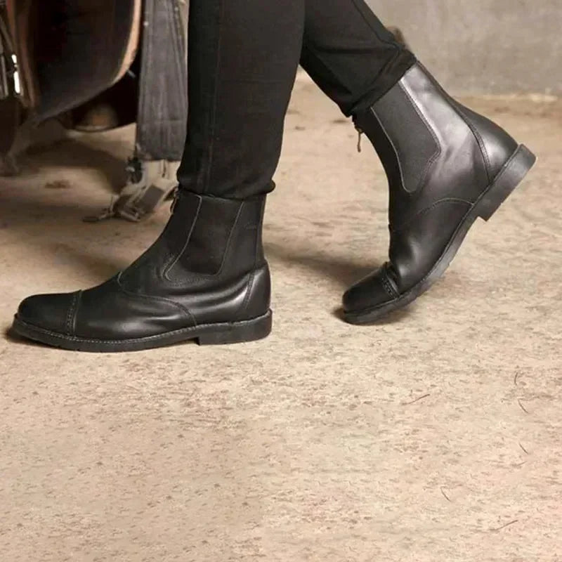 New Horse Riding Boots Equestrian Boots Unisex Customized High Quality Zipper Shoes Men Women Horse Riding Cavallo
