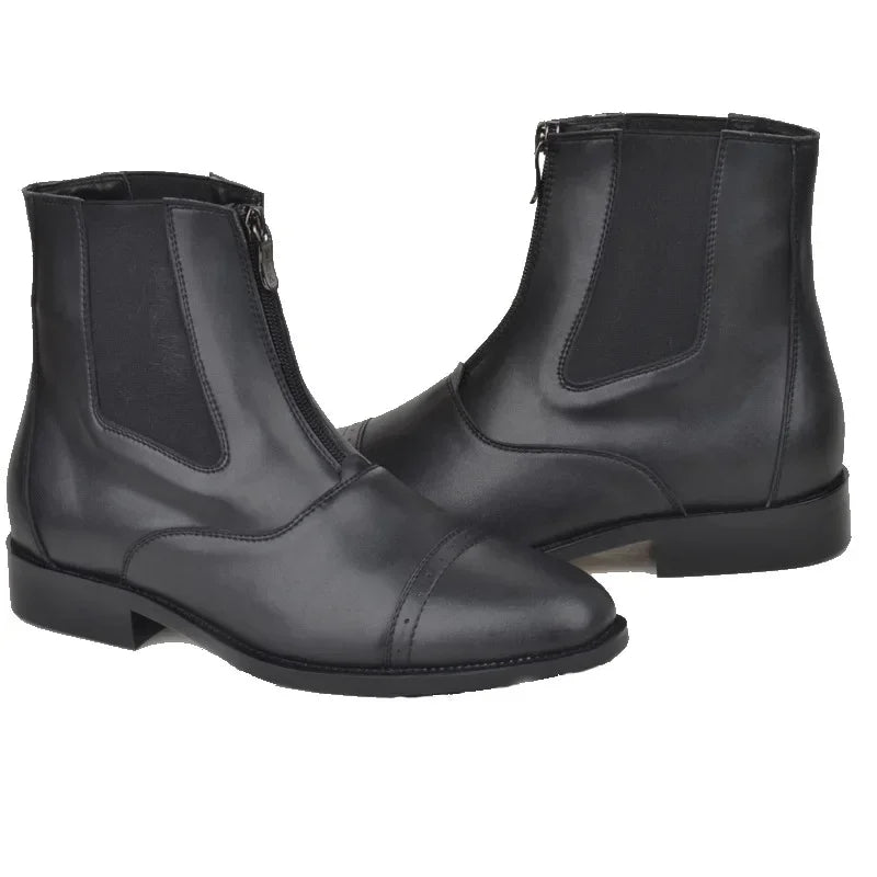 New Horse Riding Boots Equestrian Boots Unisex Customized High Quality Zipper Shoes Men Women Horse Riding Cavallo