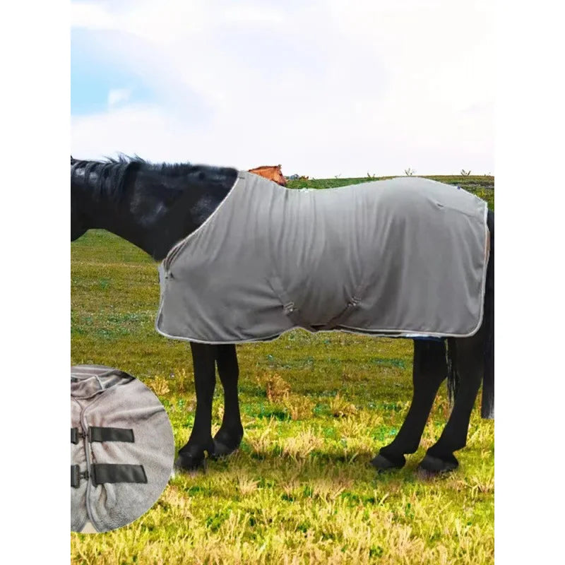 Comfortable Extra Thick Horse Blanket Warm Coat Windproof Blankets Portable Equestrian Supplies Horses Clothing